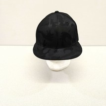 Lids Men&#39;s Splatter Patterned Snapback Adjustable Hat Black Cotton Blend... - £10.11 GBP