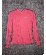 The North Face Shirt Womens Small Pink Flash Dry Activewear Hooded Thumb... - £14.05 GBP