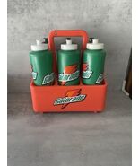 Vtg Gatorade Orange 6 Pack Sport Squeeze Water Bottle Carrier Holder w/6... - €30,59 EUR