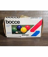 Vintage Sportcraft Bocce Ball Set 1981 Made In Taiwan in Original Box - €20,96 EUR