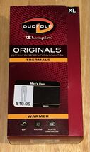 Duofold Originals Men's Mid Weight Wicking Thermal Pant KMW2 Black Size-XL - $15.83