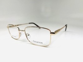 New SPEKTOR Eyewear SK-107 Gold Eyeglasses 55/18/140 - $463.05 MXN