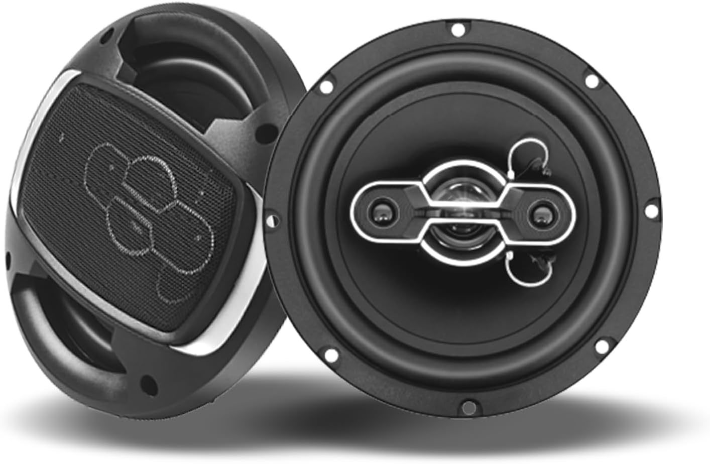 6.5&#39;&#39; Car Speakers, 500 Watt Max 4-Way Coaxial Speakers, Professional, 1... - $44.98