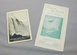 2 Early Brochures Cave Of The Winds Goat Island &amp; Niagara Gorge Belt Line - £11.99 GBP