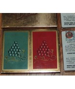 NEW 2 decks Russell DeLuxe Playing Cards Bee Grapes Grapevine U.S.P.C. C... - $18.44 CAD
