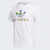 NWT Adidas Men S/small Trefoil San Francisco Pride Rainbow tee shirt Pri... - £19.36 GBP