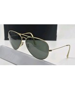 Vintage Ray Ban B&amp;L Bausch Lomb USA 62 14 Gold Aviator Pilot Sunglasses - €127,15 EUR