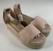 Ccocci Everlyn blush pink snake Print women’s size 10 espadrille sandals... - £16.58 GBP