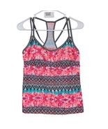 Kinesis Women&#39;s M Boho Aztec Print Tankini Swimsuit Top, Racerback Padde... - $27.35 CAD