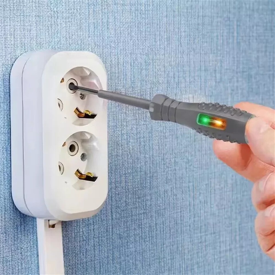 Electric Test Tester Pen Screwdriver Voltage Detector Circuit Tester Pen... - $6.99