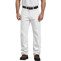 Genuine Dickies Mens Big Tall Relaxed Fit Painter Pant White Size 44 X 32 - £28.68 GBP