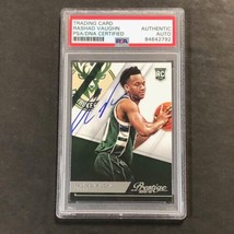 2015-16 Panini Prestige #205 Rashad Vaughn Signed Card AUTO PSA Slabbed RC Rooki - $49.99