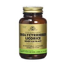 Solgar Deglycerrized Licorice Root Extract Vegetable Capsules - Pack of 60  - $32.78 CAD