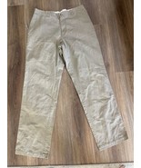 COLUMBIA Men’s Pants Khakis Chino Flat Front Zip Pocket Hiking Size 34x3... - £12.92 GBP