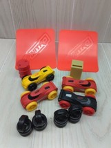 Nerf Nitro replacement parts lot 4 cars ramps tires barrel crate - $16.82