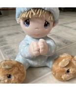 Precious Moments Prayer Boy Sound Doll Share the Gift Of Love Plush 9”Toy - $23.36