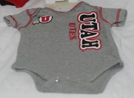 Outer Stuff Collegiate Licensed Utah Utes 3 Pack 0 3 Month Baby One Piece image 5