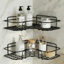 Storage Organizer for Bathroom &amp; Kitchen Rustproof Bathroom Shelves Self... - $19.70
