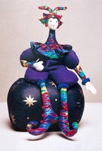 Cloth Art Doll Pattern Magic Threads Jess 20&quot; Soft Sculpture by Julie Mc... - $14.20