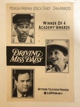 Driving Miss Daisy Tv Guide Vintage Print Ad Morgan Freeman Jessica Lange Tpa12 - £4.67 GBP