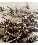 WW1 Storming The Hindenberg Line 1920s 27 Division War Battle Centerfold... - €51,51 EUR