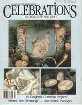 Leisure Arts Celebrations to Cross Stitch and Craft Magazine Christmas 1991 - £6.43 GBP