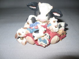 Enesco Cow Figurine Friends Are The Best Cowlectibles  Designer Mary R N... - £5.49 GBP