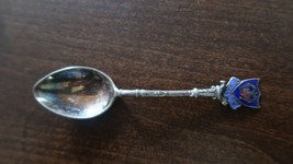 Antique Silverplate Glasgow 4.25&quot; Souvenir Spoon - £11.72 GBP