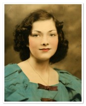 Dorothy Haydon 8x10 Portrait Vintage 30s Heers Springfield MO Hand-Tinte... - £39.16 GBP