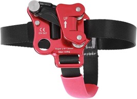 Climbing Hand Ascender, 120Kg Load Pulley Designed Reduces, Right Foot Riser/Red - $49.95