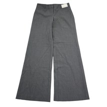 New York Company Pants Womens 0 Gray Mid Rise Stretch Wide Leg Zip Dress... - £22.54 GBP
