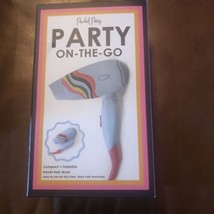 Party On-The-Go Hair Dryer Compact &amp; Foldable Travel Hair Dryer  - £18.01 GBP