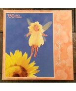 Jigsaw Puzzle Sunflower Fairy 750 Piece Valerie TaborSmith Milton Bradle... - £4.64 GBP
