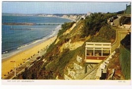 Bournemouth England Postcard East Cliff Lift Real Photo - £1.66 GBP