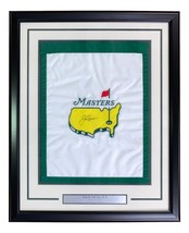 Jack Nicklaus Signed Framed Masters Golf Flag BAS AC22577 - £686.48 GBP