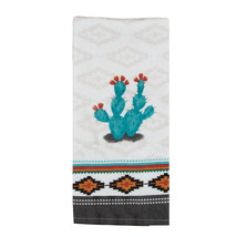 KAY DEE DESIGNS &quot;Southwest Cactus&quot; R3870 One Dual Purpose Terry Towel~16&quot;x26″ - £7.65 GBP