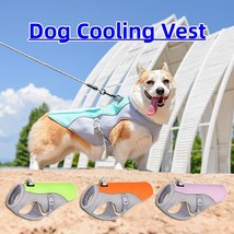 Summer Pet Dog Cooling Vest Heat Resistant Cool Dogs Clothes Breathable Sun-proo - £15.58 GBP+