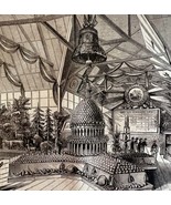 Kansas Colorado Buildings 1876 Worlds Fair Centennial Victorian Woodcut ... - $69.99