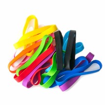 Band Joes 6 Inch Standard 20 Pack Assorted Colors Long Lasting Silicone Rubber B - £30.46 GBP