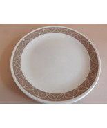 4# Vintage Corelle Plates White with Brown on Border - £12.07 GBP