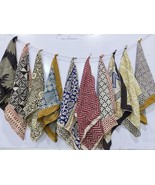 Set of 10 Cotton bandana, a pack of bandana for her birthday  - $62.43 CAD