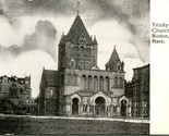 Vtg Carte Postale C 1908 Trinité Église Boston Massachusetts non Utilisé - $7.13