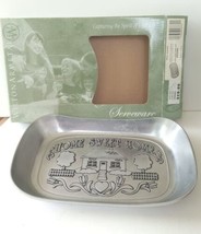 Wilton Armetale Pewter Bread Tray &quot;Home Sweet Home&#39;&quot;    - $12.47