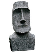 Easter Island Moai Monolith Face Head Statue Sculpture replica reproduction - $177.21