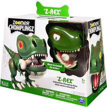 Zoomer Chomplingz Z-Rex Interactive Chomping Bone Robot Dinosaur with bone - £35.44 GBP