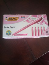 BIC Brite Liner 12 Pens - £11.81 GBP