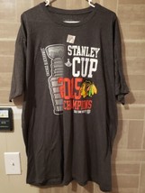 Chicago Blackhawks 2015 Stanley Cup Champions Shirt Size 3XL Old Time Hockey - £22.37 GBP