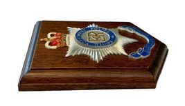 South Yorkshire Police Barnsley Division Crest Badge Wood Plaque UK England image 3