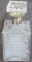 Vintage Solid Crystal Decanter - VGC - INTERESTING FACE PATTERN - VERY NICE - £157.69 GBP