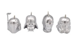 Hallmark Keepsake Christmas Ornaments 2020, Mini Star Wars Helmets, Set of 4 - £23.32 GBP